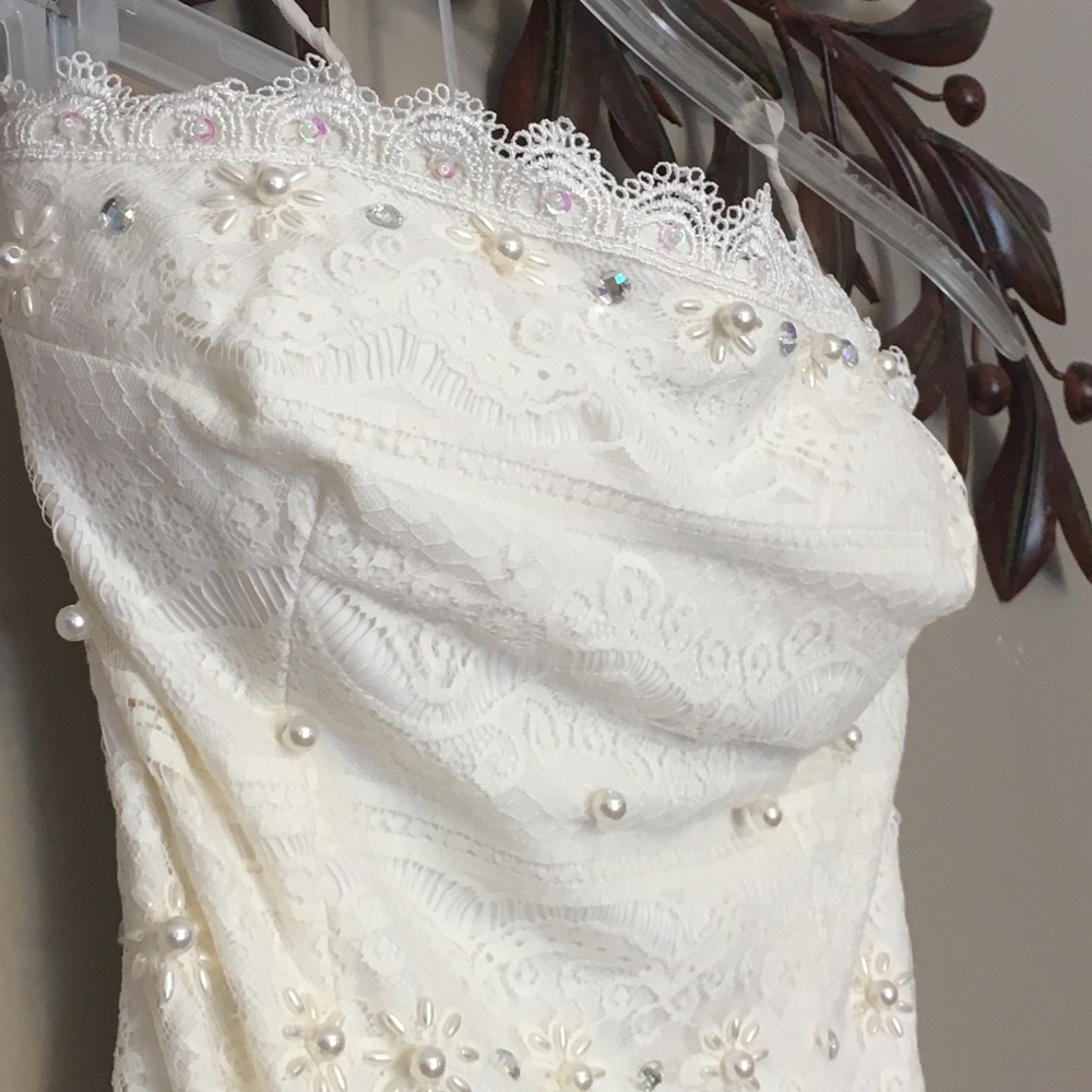 Betsy & Adam • Ivory Lace Gown